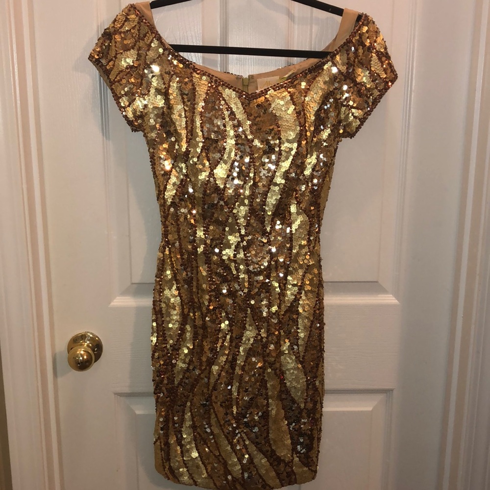 Vintage sequin formal/prom dress